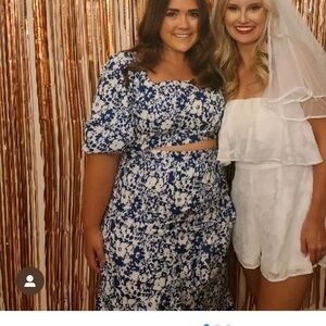 2 piece skirt and top set